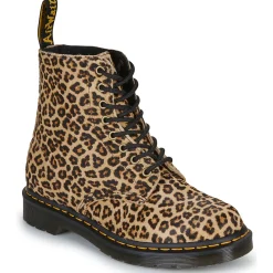 Bottines / Boots^Dr. Martens - 1460 Pascal Light Tan Mini Leopard Spot Hair On