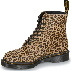 Bottines / Boots^Dr. Martens - 1460 Pascal Light Tan Mini Leopard Spot Hair On