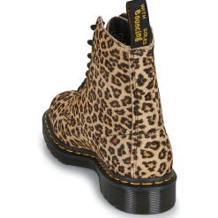 Bottines / Boots^Dr. Martens - 1460 Pascal Light Tan Mini Leopard Spot Hair On