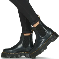 Bottines / Boots^Dr. Martens - 2976 QUAD BLACK SMOOTH Noir