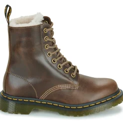 Bottines / Boots^Dr. Martens - 1460 SERENA DARK KAKHI ORLEANS Marron