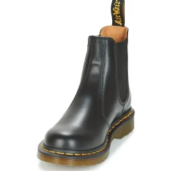 Bottines / Boots^Dr. Martens - 2976 YS BLACK SMOOTH Noir