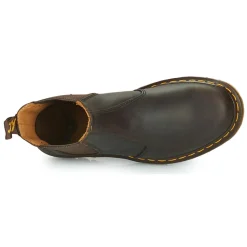 Bottines / Boots^Dr. Martens - 2976 YS DARK BROWN CRAZY HORSE Marron