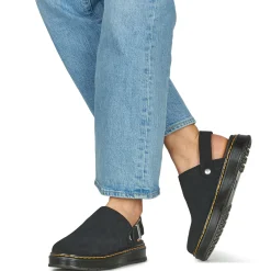 Mules / Sabots^Dr. Martens - Brookline Mule Black Bronx Suede Noir