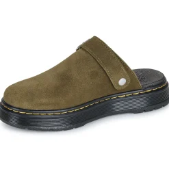 Mules / Sabots^Dr. Martens - Brookline Mule DMs Olive Bronx Suede Kaki