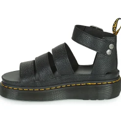 Sandales Et Nu-pieds^Dr. Martens - CLARISSA II QUAD BLACK MILLED NAPPA Noir