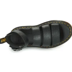 Sandales Et Nu-pieds^Dr. Martens - CLARISSA II QUAD BLACK MILLED NAPPA Noir