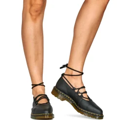 Ballerines / Babies^Dr. Martens - Elphie II Lace Up  Black Virginia Noir