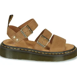 Sandales Et Nu-pieds^Dr. Martens - Gryphon Quad Savannah Tan Thumbled Nubuck Beige