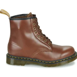 Bottines / Boots^Dr. Martens - VEGAN 1460 BROWN NORFOLK Marron