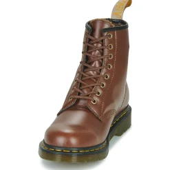 Bottines / Boots^Dr. Martens - VEGAN 1460 BROWN NORFOLK Marron