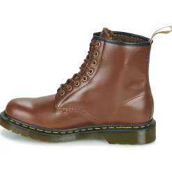 Bottines / Boots^Dr. Martens - VEGAN 1460 BROWN NORFOLK Marron