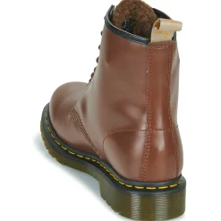 Bottines / Boots^Dr. Martens - VEGAN 1460 BROWN NORFOLK Marron