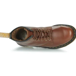 Bottines / Boots^Dr. Martens - VEGAN 1460 BROWN NORFOLK Marron