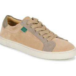 Baskets Mode^Dream in Green - ACANTHE Beige