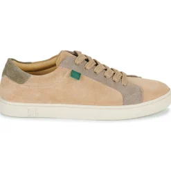 Baskets Mode^Dream in Green - ACANTHE Beige