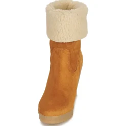 Bottines / Boots^Dream in Green - ANELINE Camel