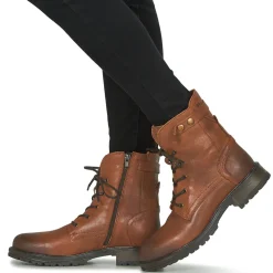 Bottines / Boots^Dream in Green - NELATINE Cognac