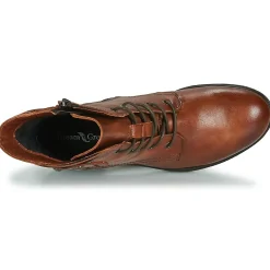 Bottines / Boots^Dream in Green - NELATINE Cognac