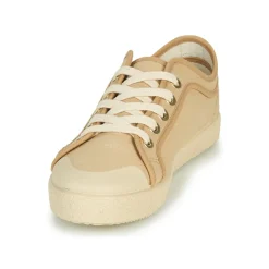 Baskets Mode^Dream in Green - OBRINDILLE Beige