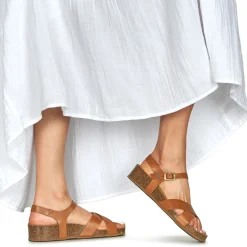 Sandales Et Nu-pieds^Dream in Green - TSILIA Camel