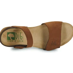 Sandales Et Nu-pieds^Dream in Green - ZAMINI marron
