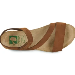 Sandales Et Nu-pieds^Dream in Green - ZIMINI marron