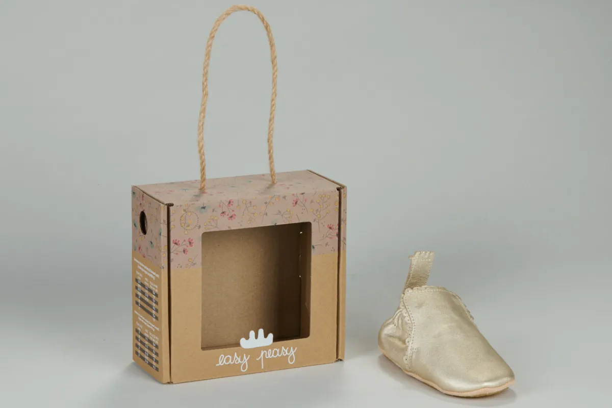 Pantoufles / Chaussons^Easy Peasy - MY BLUBLU DENTELLE Doré