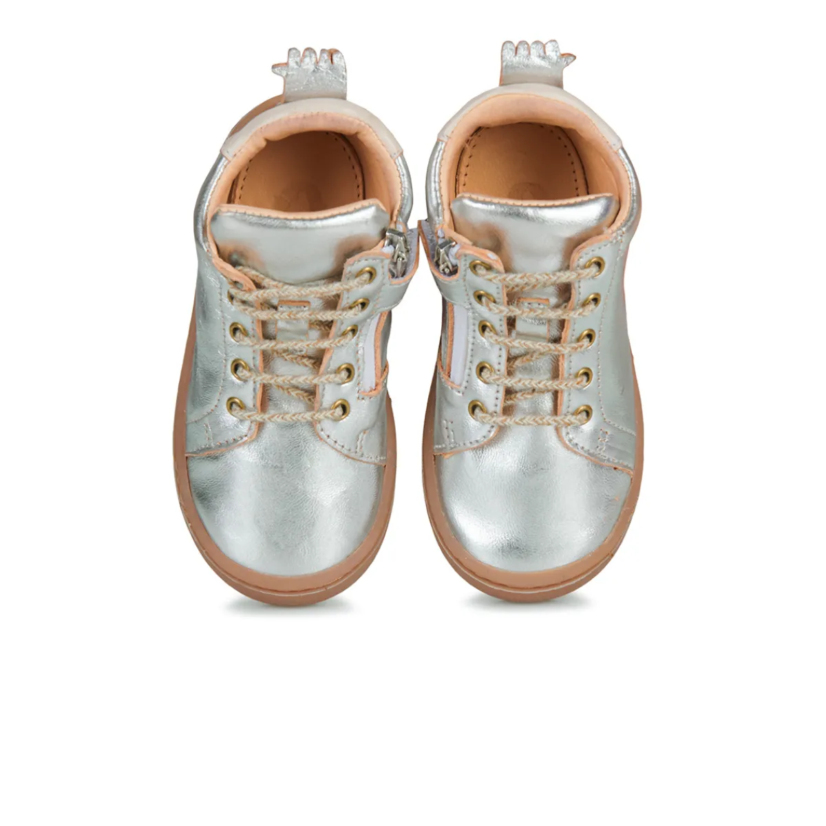 Baskets Mode^Easy Peasy - MY DEBOO LACET Argenté