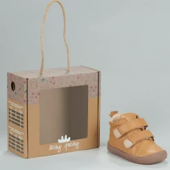 Baskets Mode^Easy Peasy - MY DEBOO VELCRO Marron