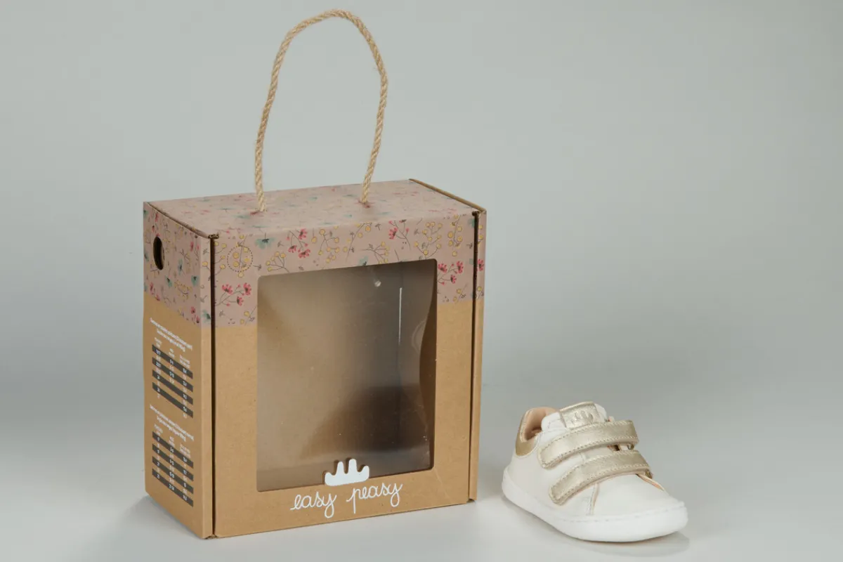 Baskets Mode^Easy Peasy - MY DUCKIE'S VELCRO Blanc