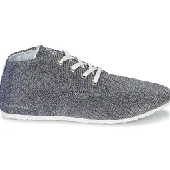 Baskets Mode^Eleven Paris - BASGLITTER Argent