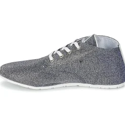 Baskets Mode^Eleven Paris - BASGLITTER Argent