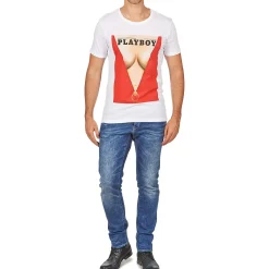 T-shirts & Polos^Eleven Paris - PB COLLAR M MEN Blanc