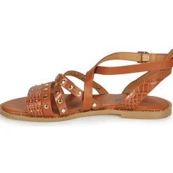 Sandales Et Nu-pieds^Elue par nous - LESCOT Camel