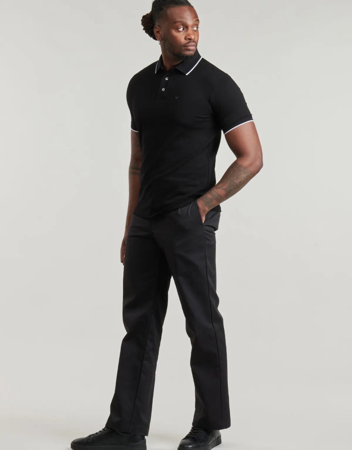 T-shirts & Polos^Emporio Armani - POLO SHIRT EM000858 Noir