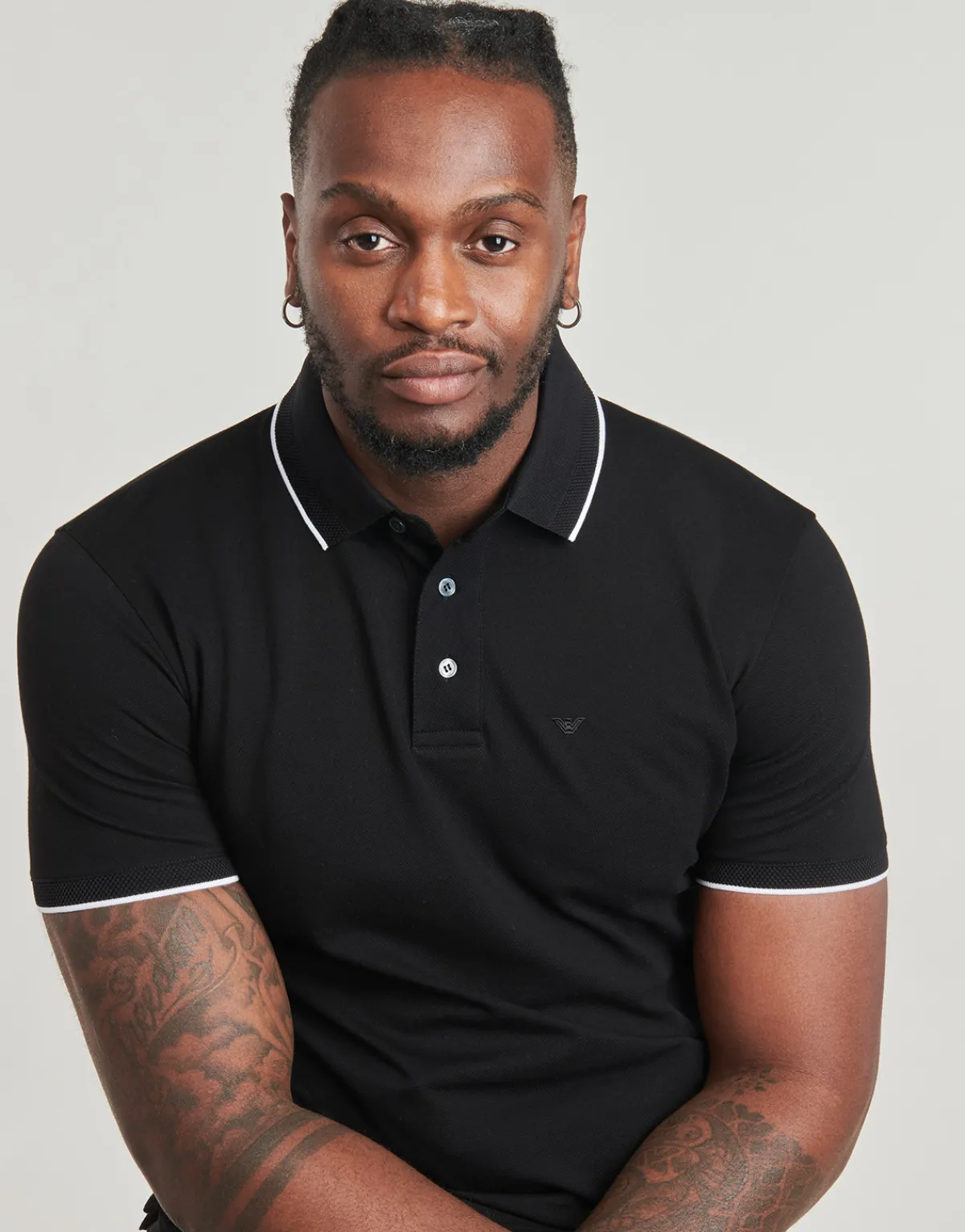T-shirts & Polos^Emporio Armani - POLO SHIRT EM000858 Noir