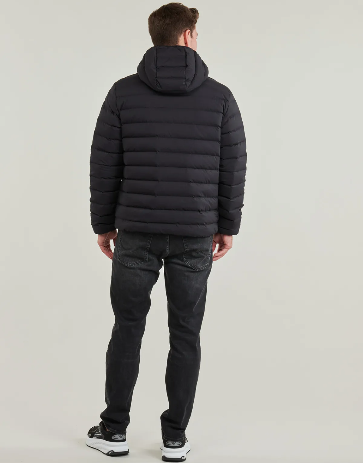 Manteaux^Emporio Armani EA7 - DOWN JACKET 6DPB16 Noir