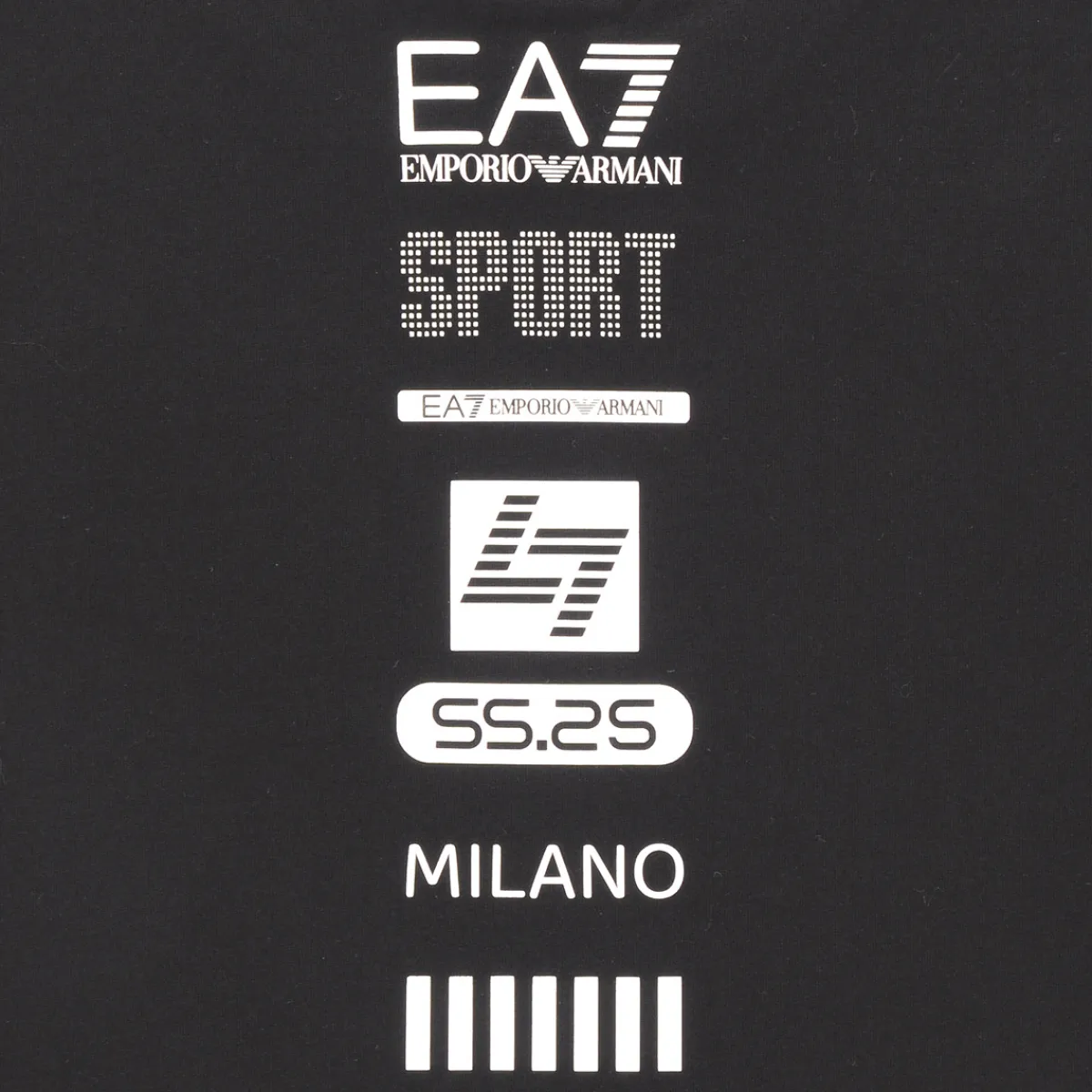 Ensembles Enfant^Emporio Armani EA7 - TRAIN LOGO SERIES BOY KIT TEE-SHORTS FREE Noir