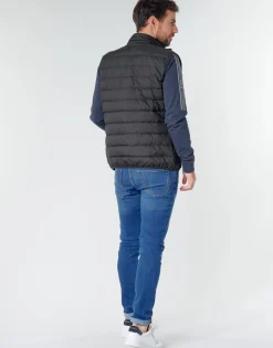 Manteaux^Emporio Armani EA7 - TRAIN CORE SHIELD M DOWN LIGHT VEST Noir