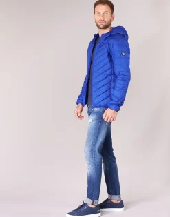 Manteaux^Emporio Armani EA7 - TRAIN CORE SHIELD 8NPB09 BleuElectrique