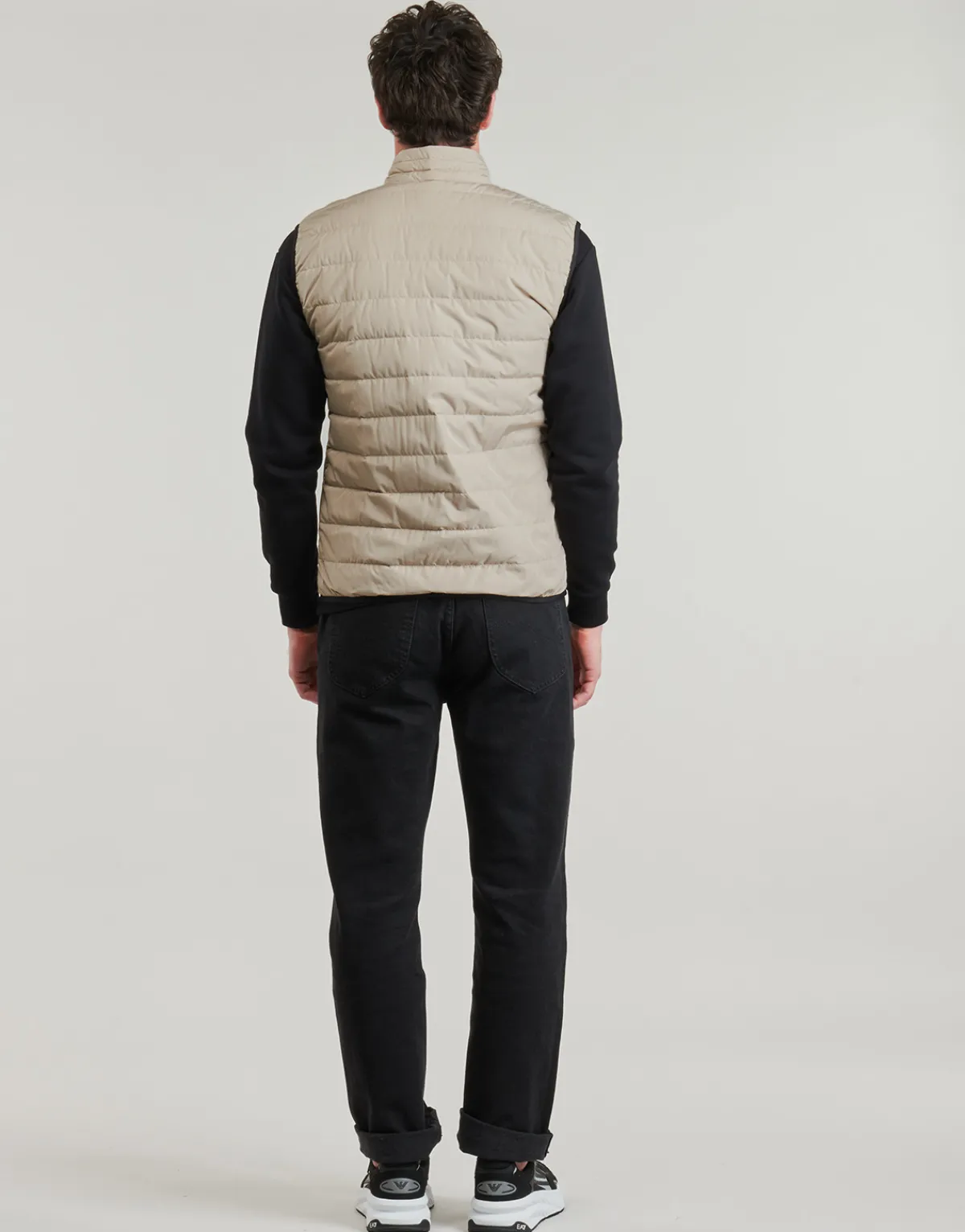 Manteaux^Emporio Armani EA7 - TRAIN PREMIUM SHIELD DOWN LIGHT VEST 8NPQ02 Taupe