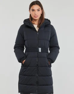 Manteaux^Esprit - BELTED PUFFER COAT Noir