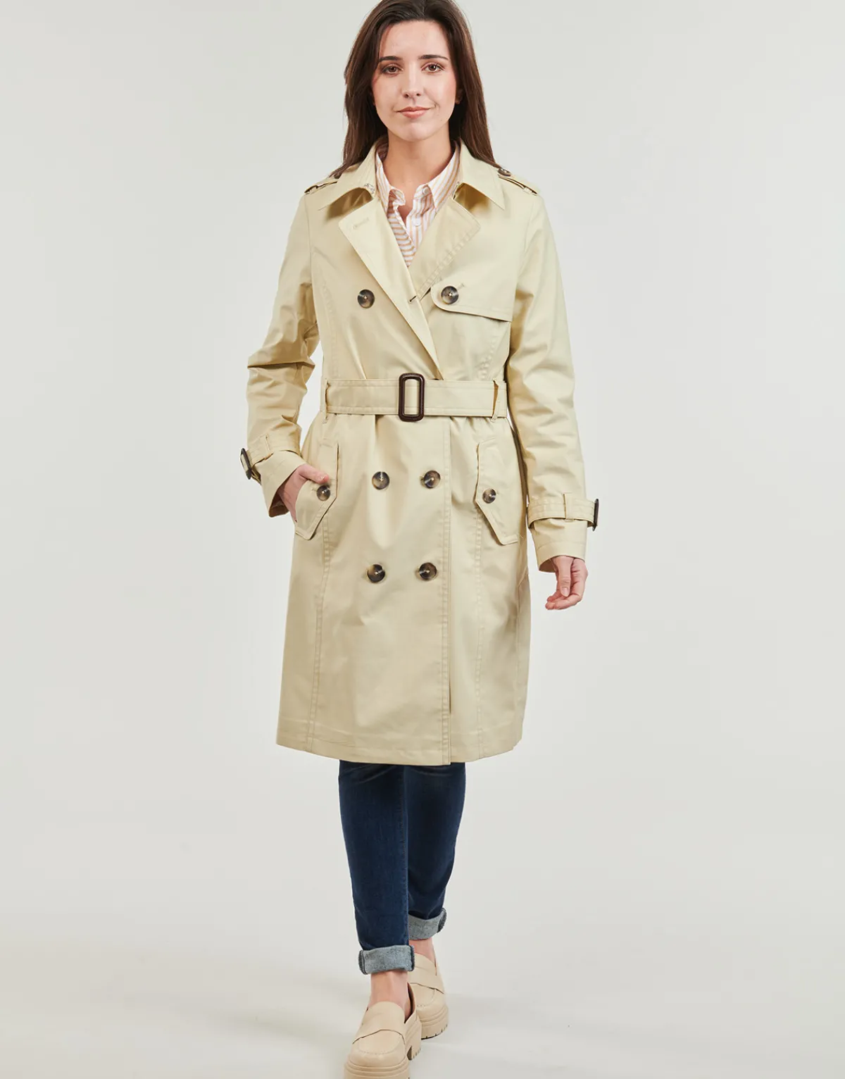 Manteaux^Esprit - CLASSIC TRENCH Beige