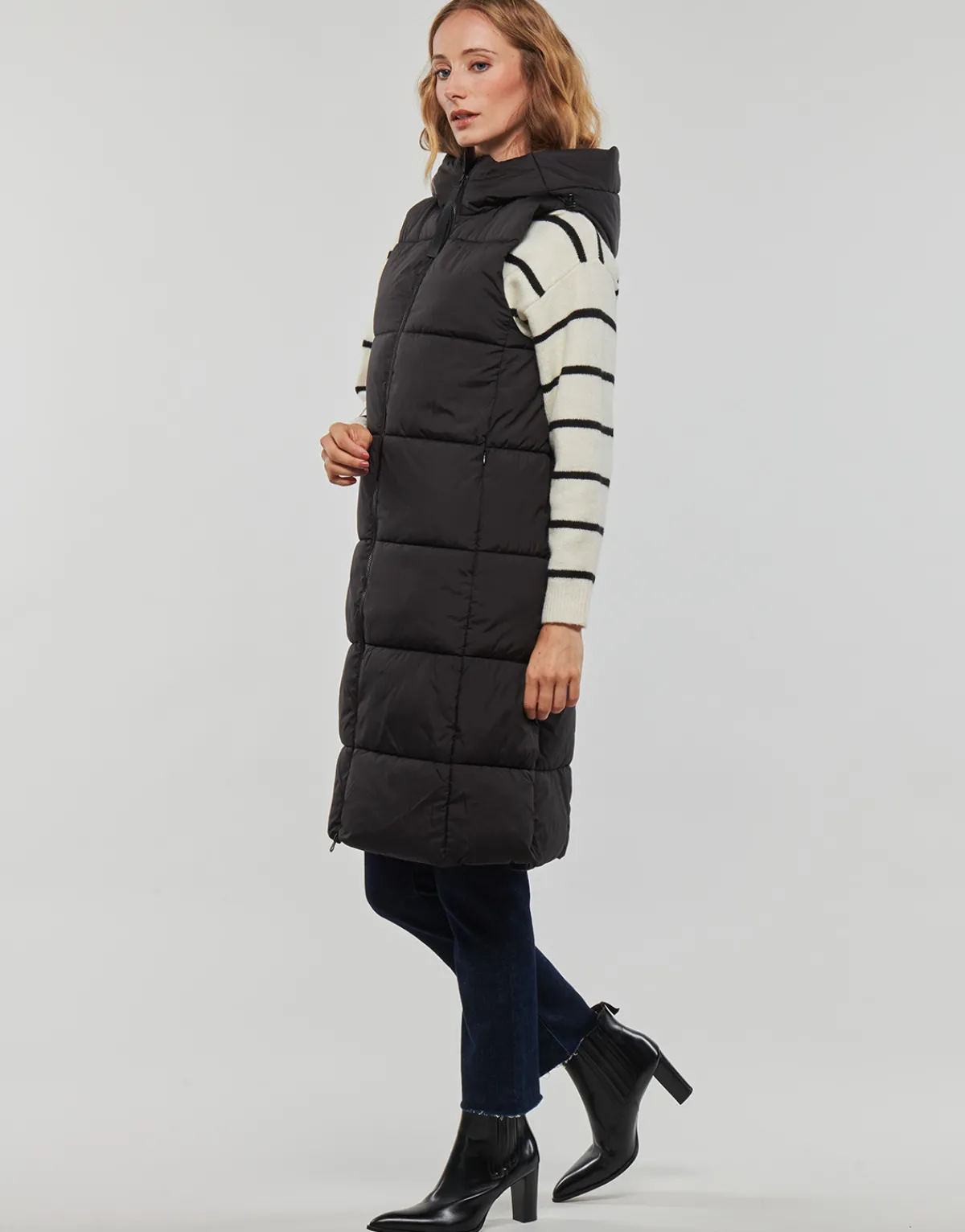Manteaux^Esprit - LOGO COSY PUFFER Noir