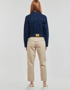 Vestes^Esprit - TRUCKER JACKET Bleu