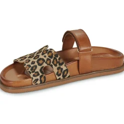 Mules / Sabots^Exé Shoes - 967-KIMOLOS-LEOPARD-TAN Léopard