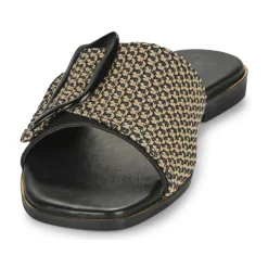 Mules / Sabots^Exé Shoes - 556-ORO-RAFFIA-BLACK Noir