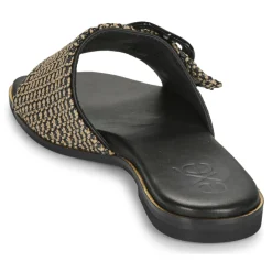 Mules / Sabots^Exé Shoes - 556-ORO-RAFFIA-BLACK Noir