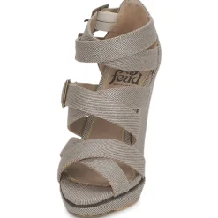 Sandales Et Nu-pieds^Feud - WASP Taupe